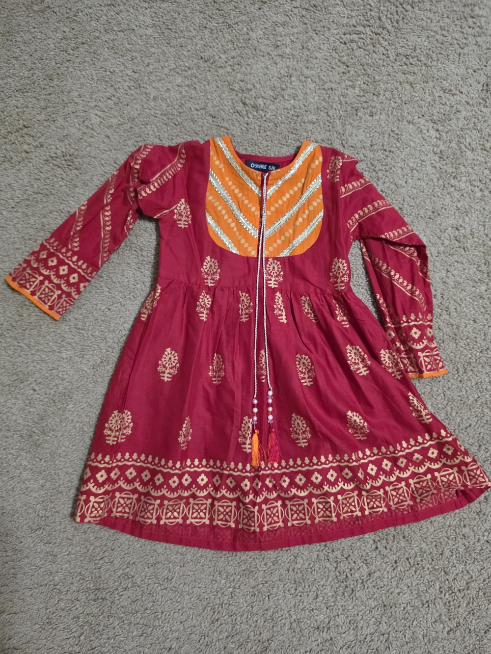 Girls Gharara Eid Outfit Shalwar Kameez Set -